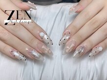 ゼン ネイル デザイン 池袋(ZEN NAIL DESIGN)/長さだしやり放題×つけ放題
