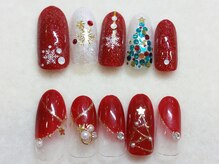 ネイルサロン 爪/クリスマスデザイン☆