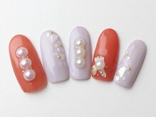 ユースタイル 新宿店(U-style)/ガーリーパールネイル