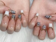 ネイルアルバ(Nail ALBA)/ツイードネイル
