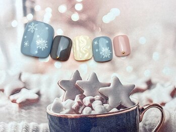 ネイルサロン&スクール ジーナ(GINA)/冬の定番!もこもこニットネイル