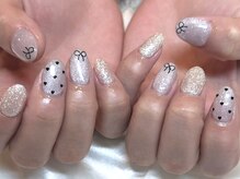 マイフェアレディ 今池(MyFairLady)/ホワイトラメ×リボン＆ハート