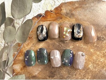 アメ(Ame')の写真/短い爪でも指先美人◎ショートネイル派のこだわりを叶えるデザイン豊富サロン！定額ネイルも豊富にご用意♪