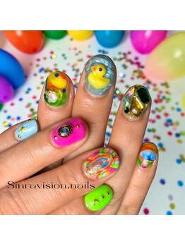シンラヴィジョンネイルズ(sinravision.nails)の写真/豊富なパーツ・カラーをご用意！お好みの色を調合して、お気に入りの指先へ♪お気軽にご相談下さい！