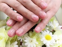 プルミエ ネイル(Premier Nail)/パールピンク☆ラメグラ