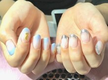 ミナネイル(mina-nail)/アシメントリーデザイン♪