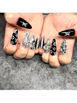 トータルビューティーサロン クレアクチュール(CREA COUTURE)/Louis Vuitton nail.