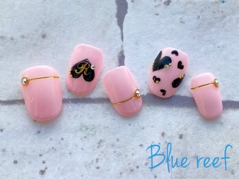 ネイルアンドまつげエクステ ブルーリーフ 四谷三丁目店(Blue Reef)/ハートネイル