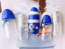 ネイルサロンフォーユー(for u)/ボーダーネイル￥6980