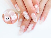 ネイルコレクション ベビーピンク(Baby Pink)/長さ出しジェル放題＋ちいかわ