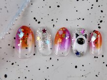 ショコ アンド ラム(Syoko&Lum)/☆ハロウィン猫ネイル☆