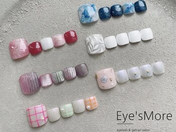 アイズモア 京王八王子店(Eye's More～eyelash＆nail～)の写真/そろそろフットの季節…♪NEWピールオフフット¥4900お得にフットが楽しめる！オフも自分で出来るのが嬉しい
