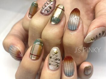 クリスマスネイル