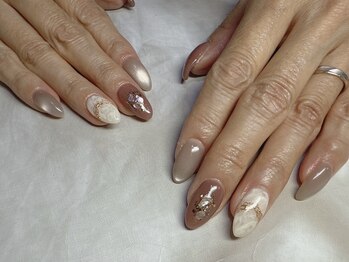 持ち込み片手2本アート