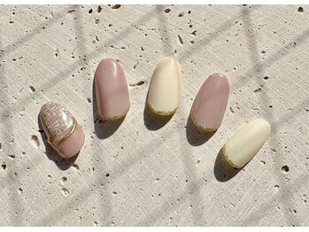 デリカ(DELICAT)/15種定額　根元ミラー/ツイード