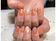 ティアリス(NAIL SALON TIARIS)/ニュアンスネイル　押し花ネイル