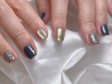 ブルヴェール(Bleu vert)/ニュアンスネイル