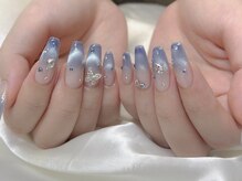 インザピンクリリー(in the pink LILY)/水色/マグネットグラデーション