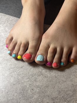 ハチニーキューネイルアトリエ(829 Nail Atelier)/フットネイル