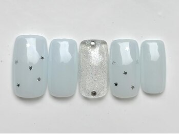 ジェミーネイル イケブクロ(Jemiy nail ikebukuro)/シンプルスター¥7000
