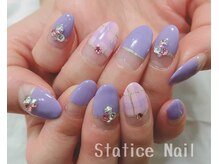スターチス ネイル(Statice Nail)/定額Aコース★色変えバージョン