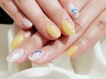 キープ ネイルサロン(KEEP)/くすみグリーン～シェル～