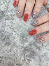 プライベート ネイルサロン マーマ(murmur)/ツイードネイル