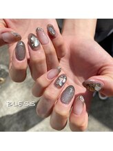 ブレス(BLESS)/ガラスフレンチ　ジェル