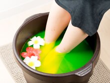 創ボディデザイン 大和高田店(創 BODY DESIGN)/スタートは足湯から。