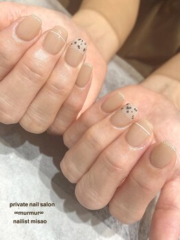 プライベート ネイルサロン マーマ(murmur)/シンプルネイル