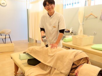 整骨院リライフ 熊本市北区本店(整骨院Re.life)/筋膜リリースガン