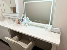 ビーキュート 姫路店(BE-CUTE)の雰囲気（パウダールームにドライヤーとコテ完備♪メイク直しもできます☆）
