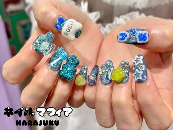 ネイルマフィア 原宿(NAIL MAFIA)/推しネイル/フィルイン/付け放題