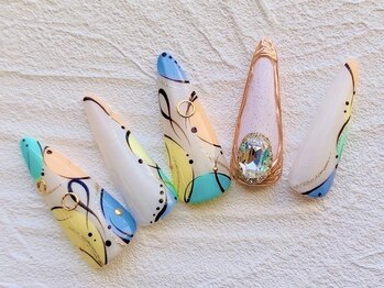 ネイルズ とんぷそん/リゾート風ネイル♪