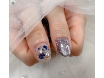 enoi☆新色PRISM×押し花Design