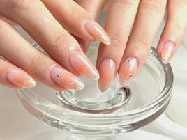 チークネイル/ワンホンネイル