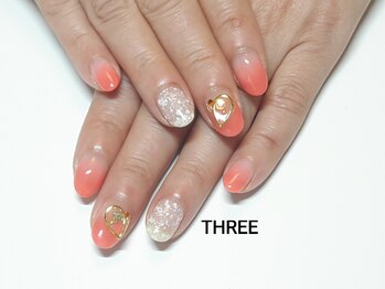 ネイルアンドまつげエクステ専門サロン スリー(THREE)/初回￥5400＋ストーン￥1080