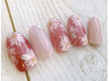 アミネイルズ(AmiNails)/手描き桜アート♪