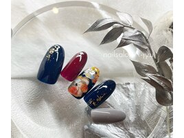 和柄ネイル