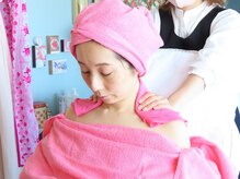 クレール プリュス エステティック(CLAIRE PLUS ESTHETIQUE)/最後は肩・首のマッサージ