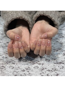 モカ 心斎橋(moca by Lee)/ピンク3Dフラワー