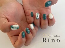 リノ 浦添店(Rino)/もやもや×海×ニュアンスネイル