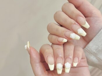 ランド ネイル 博多(LAND)/イエローフレンチ