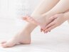 [foot]フット角質ケア＆贅沢甘皮ケア＆長さ調整¥6500