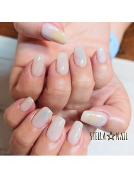 ステラネイル(STELLA☆NAIL)/ほんのりカラーのニュアンス