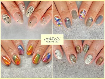 エアネイル(eA NAIL)の写真/【持ち込み大歓迎♪理想のネイルを◎】ハイクオリティな手描きアート♪