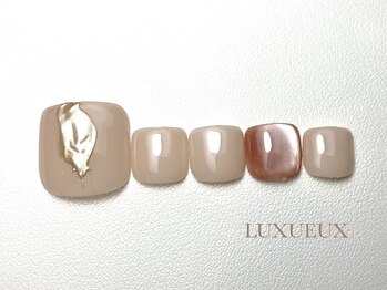 ネイルアンドアイラッシュ ルクソー シーホーク店(Nail&Eyelash LUXUEUX.)/【フットジェル】