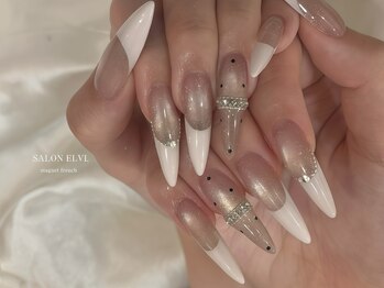 サロン エルヴィー(SALON ELVI.)の写真/チップ長さ出し１本～OK！爪の形や長さなどにお悩みの方／指先をキレイに見せたい方にもオススメ☆
