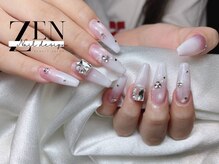 ゼン ネイル デザイン 池袋(ZEN NAIL DESIGN)/長さだしやり放題×つけ放題