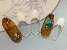 ネイルサロン リリオ(Nail Salon Ririo)/涼し気べっ甲ネイル